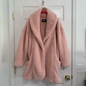 Ugg Annona Faux Shearling Travel Cardigan Size Medium